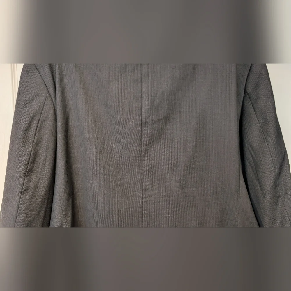 Joseph Abboud Just One Earth Dark Gray Slim Fit Blazer Sport Coat Super 120's - Picture 15 of 16